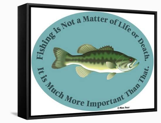 Fishing Life or Death-Mark Frost-Framed Stretched Canvas