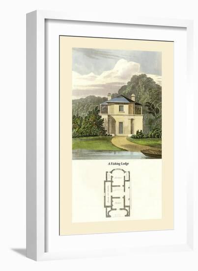 Fishing Lodge-Papworth-Framed Art Print