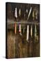 Fishing Lure Hanging on Wall, Sandham, Sweden-BMJ-Stretched Canvas