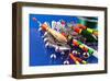 Fishing Lure Weights Buoyes-null-Framed Art Print
