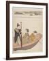 Fishing Near Mimeguri Shrine on the Sumida River, C. 1767-Suzuki Harunobu-Framed Giclee Print