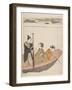 Fishing Near Mimeguri Shrine on the Sumida River, C. 1767-Suzuki Harunobu-Framed Giclee Print