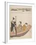 Fishing Near Mimeguri Shrine on the Sumida River, C. 1767-Suzuki Harunobu-Framed Giclee Print