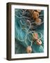 Fishing Net, Barra De Potosi, Guerrero, Mexico-Walter Bibikow-Framed Photographic Print