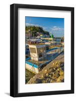 Fishing Nets and Fishing Boat, Old Town Harbour, Piran-Alan Copson-Framed Photographic Print