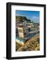 Fishing Nets and Fishing Boat, Old Town Harbour, Piran-Alan Copson-Framed Photographic Print