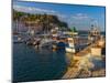 Fishing Nets and Fishing Boats, Old Town Harbour, Piran-Alan Copson-Mounted Photographic Print