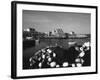 Fishing Nets and Houses at Harbor, Peggy's Cove, Nova Scotia, Canada-Greg Probst-Framed Photographic Print