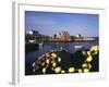 Fishing Nets and Houses at Harbor, Peggy's Cove, Nova Scotia, Canada-Greg Probst-Framed Photographic Print