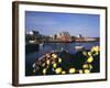 Fishing Nets and Houses at Harbor, Peggy's Cove, Nova Scotia, Canada-Greg Probst-Framed Photographic Print