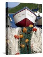 Fishing Nets at Marina, Frenchtown, St. Thomas, Caribbean-Robin Hill-Stretched Canvas