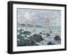 Fishing Nets at Pourville, 1882-Claude Monet-Framed Premium Giclee Print