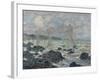 Fishing Nets at Pourville, 1882-Claude Monet-Framed Giclee Print