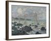 Fishing Nets at Pourville, 1882-Claude Monet-Framed Giclee Print