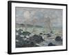 Fishing Nets at Pourville, 1882-Claude Monet-Framed Giclee Print