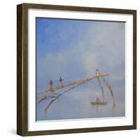 Fishing Nets Cochin, 1-Lincoln Seligman-Framed Giclee Print