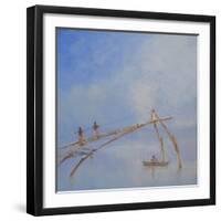 Fishing Nets Cochin, 1-Lincoln Seligman-Framed Giclee Print