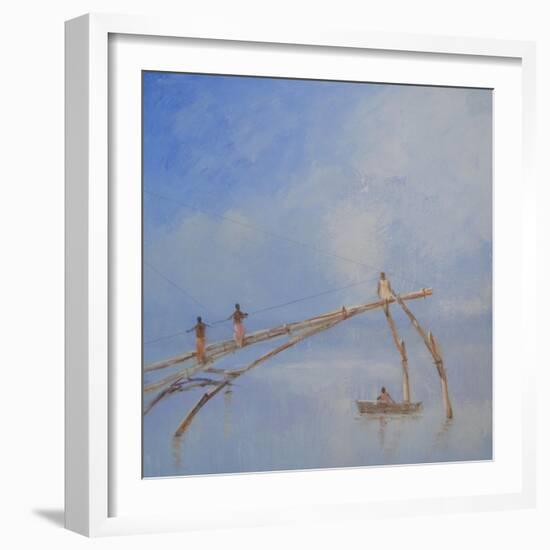 Fishing Nets Cochin, 1-Lincoln Seligman-Framed Giclee Print