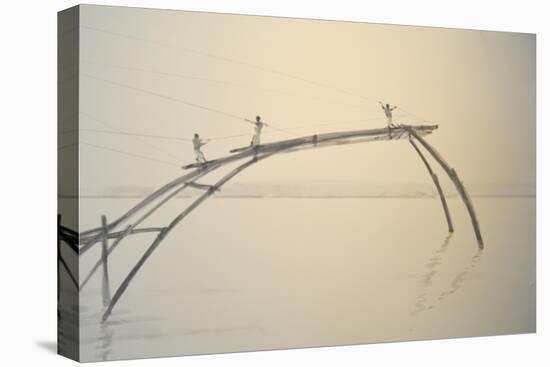 Fishing Nets Cochin 2-Lincoln Seligman-Stretched Canvas