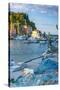 Fishing Nets, Old Town Harbour, Piran, Primorska, Slovenian Istria, Slovenia, Europe-Alan Copson-Stretched Canvas
