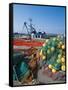 Fishing Nets, Sainte Anne Des Monts, Quebec, Canada, North America-Michael DeFreitas-Framed Stretched Canvas