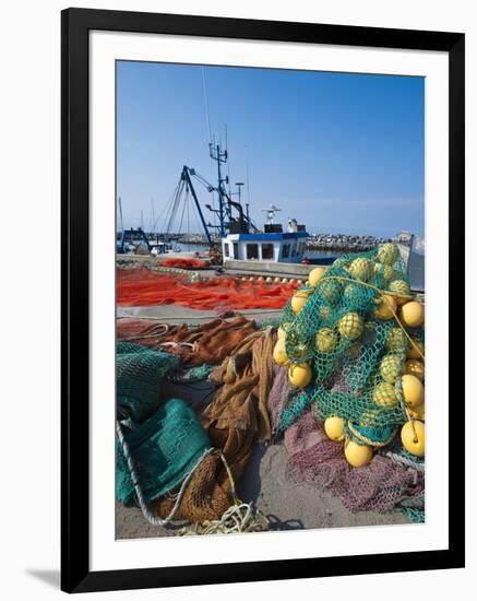 Fishing Nets, Sainte Anne Des Monts, Quebec, Canada, North America-Michael DeFreitas-Framed Photographic Print