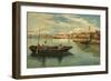 Fishing Off Chioggia, Venice, 1883-William H. Bartlett-Framed Giclee Print