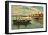 Fishing Off Chioggia, Venice, 1883-William H. Bartlett-Framed Giclee Print