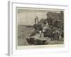 Fishing Off Filey Brigg, Yorkshire-Arthur Hopkins-Framed Giclee Print