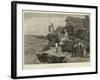 Fishing Off Filey Brigg, Yorkshire-Arthur Hopkins-Framed Giclee Print