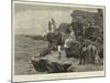Fishing Off Filey Brigg, Yorkshire-Arthur Hopkins-Mounted Giclee Print