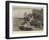 Fishing Off Filey Brigg, Yorkshire-Arthur Hopkins-Framed Giclee Print