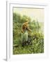 Fishing on a Spring Day-Daniel Ridgway Knight-Framed Giclee Print