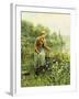 Fishing on a Spring Day-Daniel Ridgway Knight-Framed Giclee Print