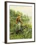 Fishing on a Spring Day-Daniel Ridgway Knight-Framed Giclee Print