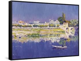 Fishing on a Summer's Day-Paul Mathieu-Framed Stretched Canvas