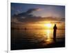 Fishing on Bahia De La Habana, Havana, Cuba-Peter Ptschelinzew-Framed Photographic Print