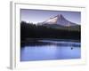 Fishing on Frog Lake at Sunset, Mt. Hood, Oregon, USA-Janis Miglavs-Framed Photographic Print