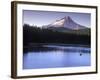 Fishing on Frog Lake at Sunset, Mt. Hood, Oregon, USA-Janis Miglavs-Framed Photographic Print