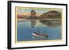 Fishing on Lake Mead, Arizona-null-Framed Art Print