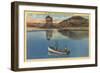 Fishing on Lake Mead, Arizona-null-Framed Art Print