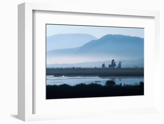 Fishing on Lake Patzcuaro-Danny Lehman-Framed Photographic Print