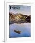 "Fishing on Mountain Lake" Saturday Evening Post Cover, July 16, 1955-John Clymer-Framed Giclee Print