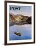 "Fishing on Mountain Lake" Saturday Evening Post Cover, July 16, 1955-John Clymer-Framed Giclee Print