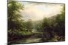 Fishing on the Dee, 1861-Thomas Baker-Mounted Giclee Print