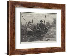 Fishing on the Norfolk Broads-Charles Joseph Staniland-Framed Giclee Print