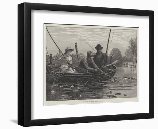 Fishing on the Norfolk Broads-Charles Joseph Staniland-Framed Giclee Print