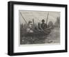 Fishing on the Norfolk Broads-Charles Joseph Staniland-Framed Giclee Print