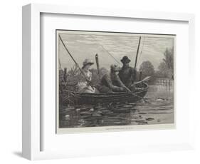 Fishing on the Norfolk Broads-Charles Joseph Staniland-Framed Giclee Print