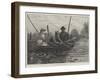 Fishing on the Norfolk Broads-Charles Joseph Staniland-Framed Giclee Print